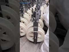 508 мм линейные фитинги Mc Найлоновый проводник шкивный блок с тремя нейлоновыми колесами