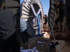 Валюта США 3T Гидравлический кабель Оплата Стоянка для кабеля Ручное вытягивание винтов Строительство